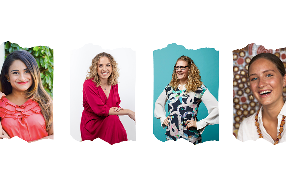 Headshots of Shamila Gopalan, Kristy Chong, Jessica Christiansen-Franks and Rona Glynn-McDonald