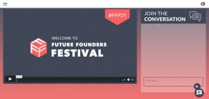 Festival Digital Hub Video and Chat box