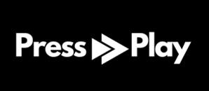 Press Play Logo Black 300x138px