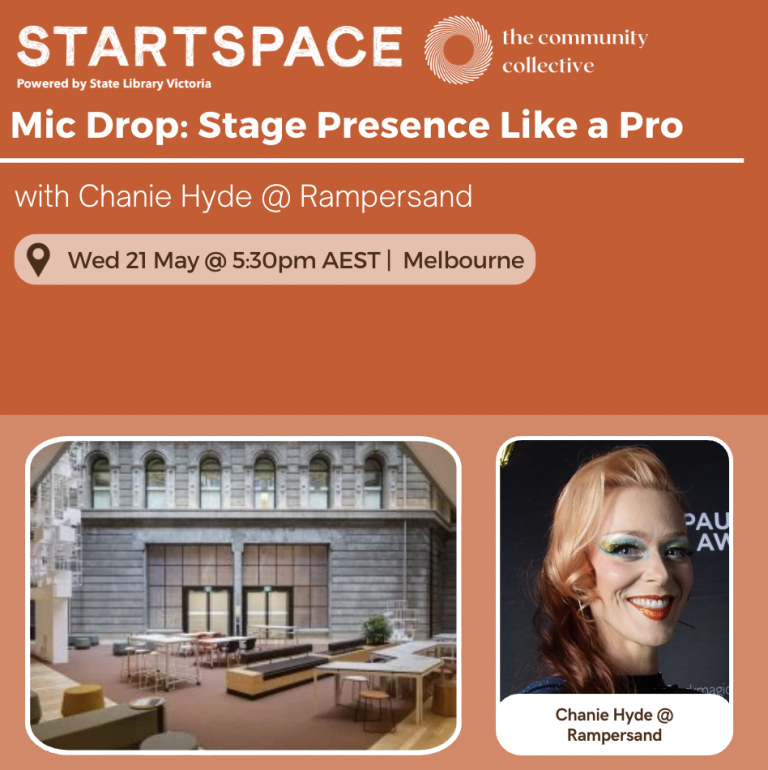 Mic Drop: Stage Presence Like a Pro Workshop event banner